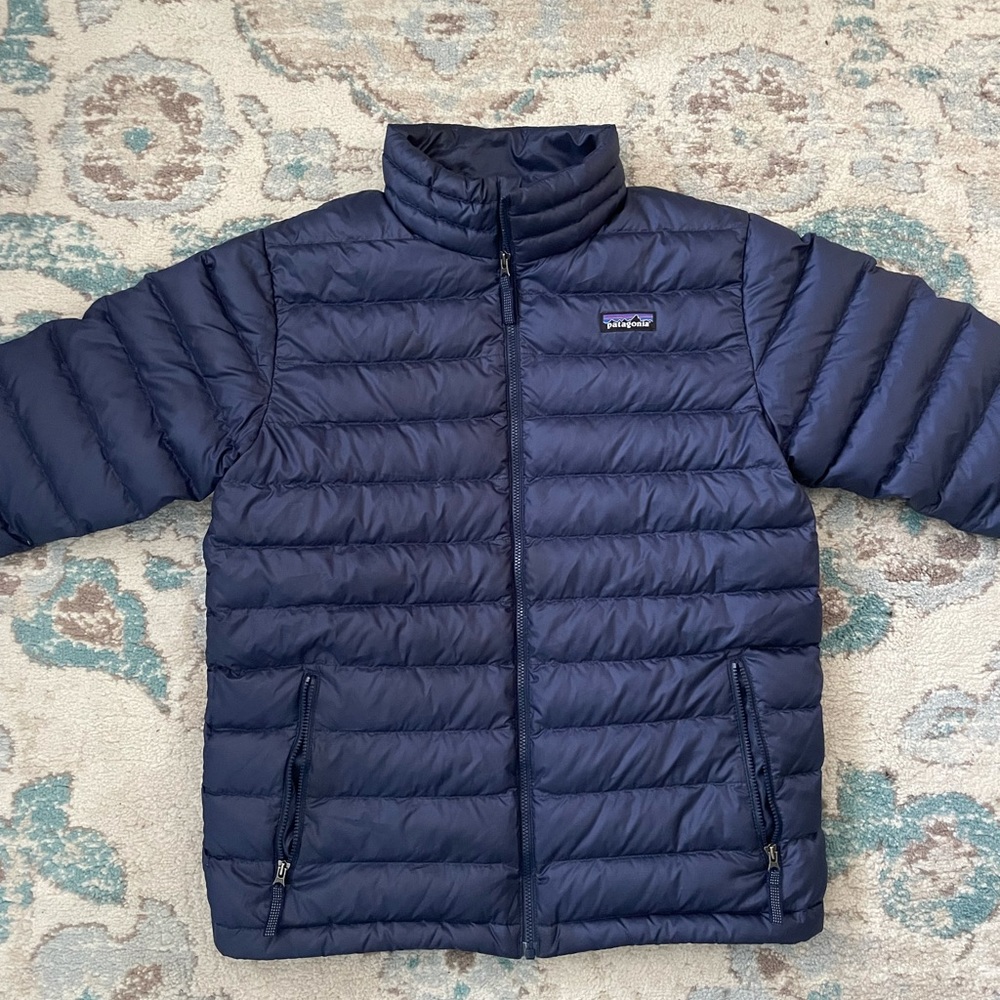 Patagonia Kids Navy Puffer Jacket